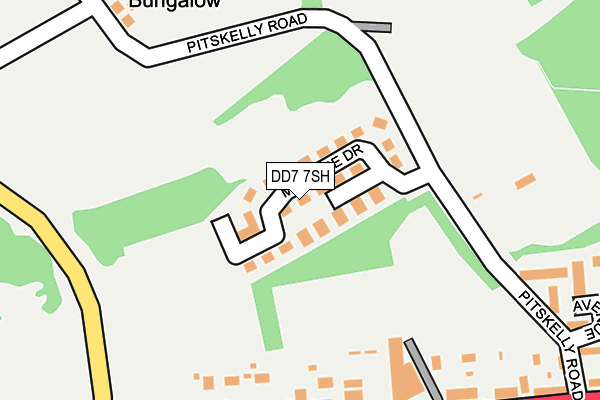 DD7 7SH map - OS OpenMap – Local (Ordnance Survey) DD7 7SH map - OS OpenMap – Local (Ordnance Survey)