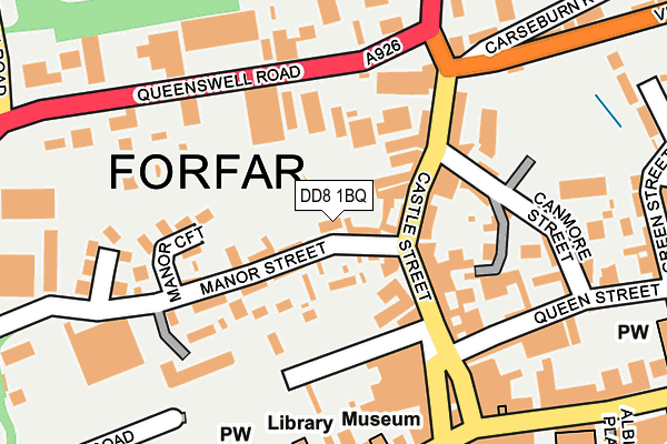DD8 1BQ map - OS OpenMap – Local (Ordnance Survey) DD8 1BQ map - OS OpenMap – Local (Ordnance Survey)