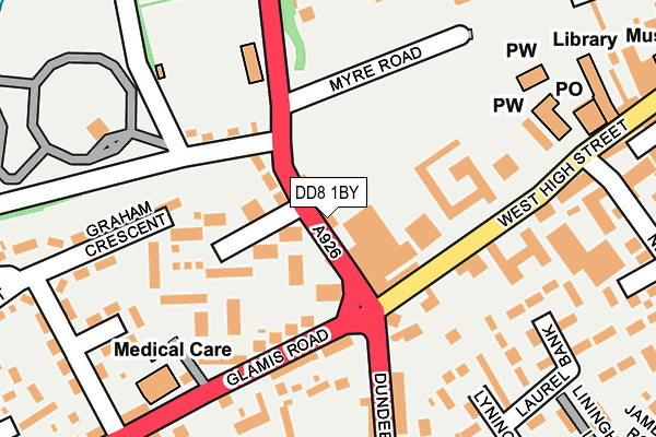 DD8 1BY map - OS OpenMap – Local (Ordnance Survey) DD8 1BY map - OS OpenMap – Local (Ordnance Survey)
