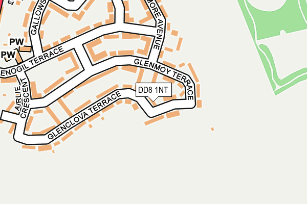 DD8 1NT map - OS OpenMap – Local (Ordnance Survey) DD8 1NT map - OS OpenMap – Local (Ordnance Survey)