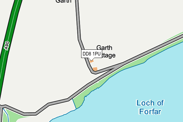 DD8 1PU map - OS OpenMap – Local (Ordnance Survey) DD8 1PU map - OS OpenMap – Local (Ordnance Survey)