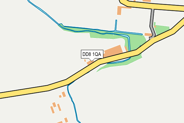 DD8 1QA map - OS OpenMap – Local (Ordnance Survey) DD8 1QA map - OS OpenMap – Local (Ordnance Survey)