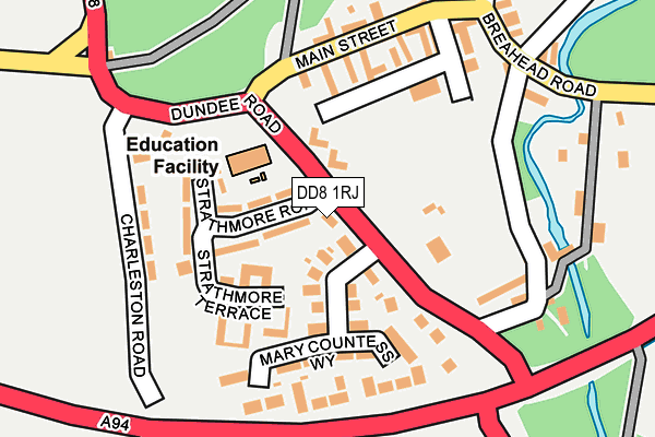 DD8 1RJ map - OS OpenMap – Local (Ordnance Survey) DD8 1RJ map - OS OpenMap – Local (Ordnance Survey)