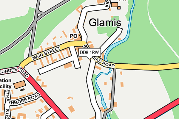 DD8 1RW map - OS OpenMap – Local (Ordnance Survey) DD8 1RW map - OS OpenMap – Local (Ordnance Survey)