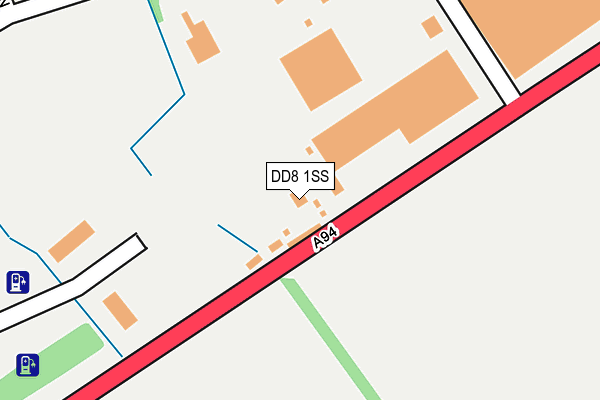 DD8 1SS map - OS OpenMap – Local (Ordnance Survey) DD8 1SS map - OS OpenMap – Local (Ordnance Survey)