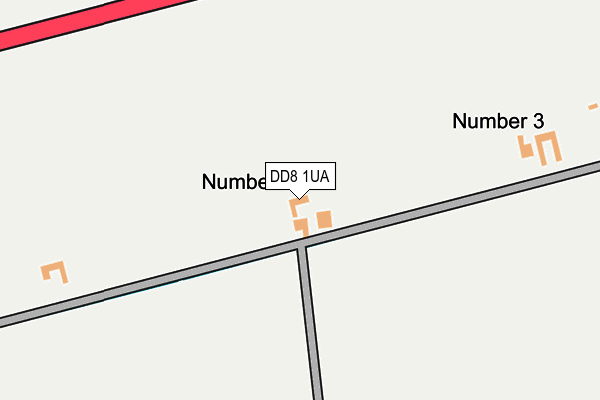 DD8 1UA map - OS OpenMap – Local (Ordnance Survey) DD8 1UA map - OS OpenMap – Local (Ordnance Survey)