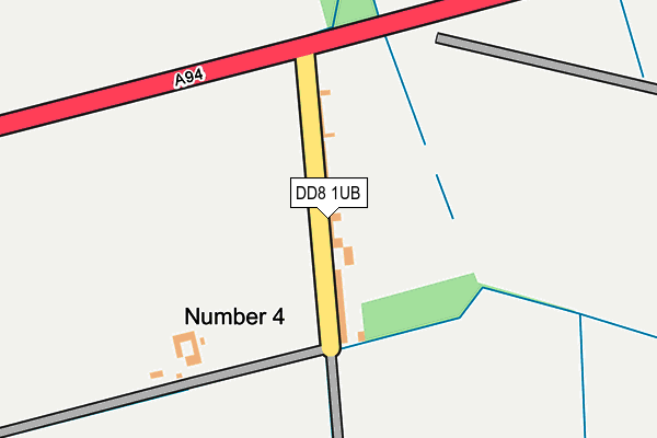 DD8 1UB map - OS OpenMap – Local (Ordnance Survey) DD8 1UB map - OS OpenMap – Local (Ordnance Survey)