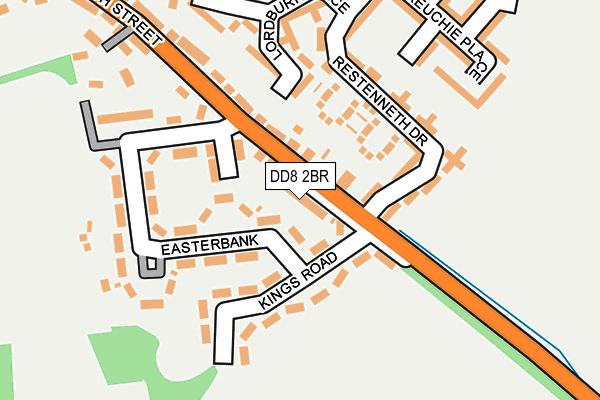 DD8 2BR map - OS OpenMap – Local (Ordnance Survey) DD8 2BR map - OS OpenMap – Local (Ordnance Survey)