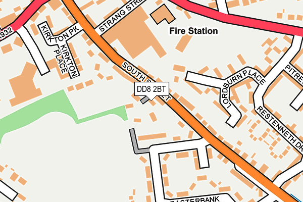 DD8 2BT map - OS OpenMap – Local (Ordnance Survey) DD8 2BT map - OS OpenMap – Local (Ordnance Survey)