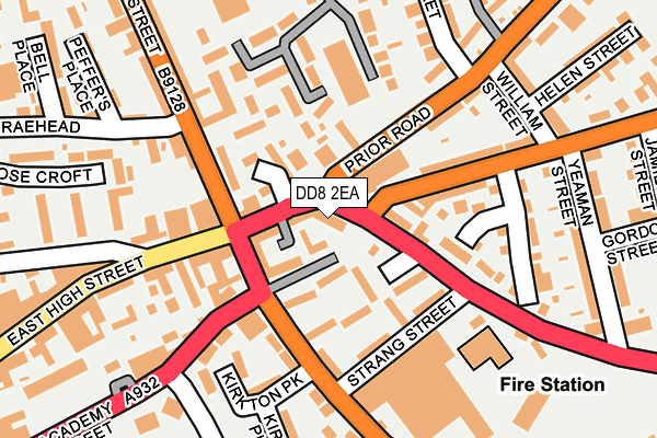 DD8 2EA map - OS OpenMap – Local (Ordnance Survey) DD8 2EA map - OS OpenMap – Local (Ordnance Survey)