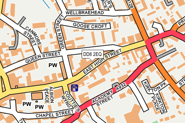 DD8 2EQ map - OS OpenMap – Local (Ordnance Survey) DD8 2EQ map - OS OpenMap – Local (Ordnance Survey)