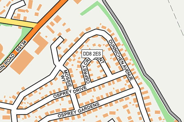 DD8 2ES map - OS OpenMap – Local (Ordnance Survey) DD8 2ES map - OS OpenMap – Local (Ordnance Survey)