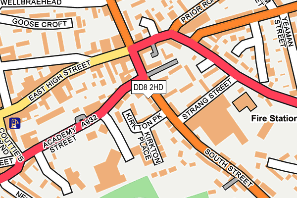 DD8 2HD map - OS OpenMap – Local (Ordnance Survey) DD8 2HD map - OS OpenMap – Local (Ordnance Survey)