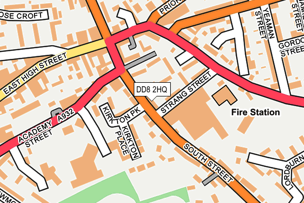 DD8 2HQ map - OS OpenMap – Local (Ordnance Survey)
