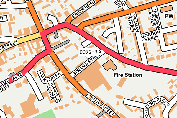 DD8 2HR map - OS OpenMap – Local (Ordnance Survey)