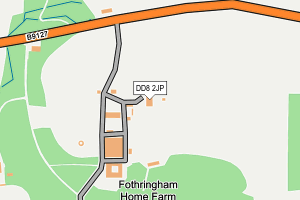 DD8 2JP map - OS OpenMap – Local (Ordnance Survey) DD8 2JP map - OS OpenMap – Local (Ordnance Survey)