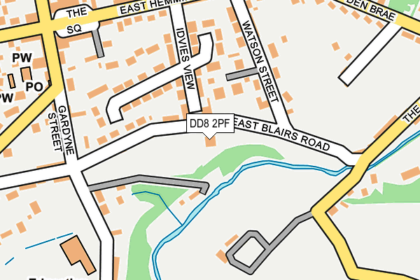 DD8 2PF map - OS OpenMap – Local (Ordnance Survey) DD8 2PF map - OS OpenMap – Local (Ordnance Survey)