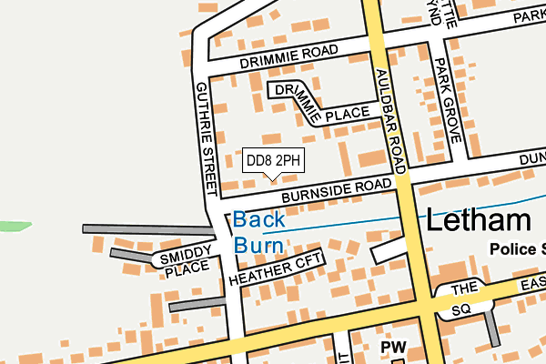 DD8 2PH map - OS OpenMap – Local (Ordnance Survey) DD8 2PH map - OS OpenMap – Local (Ordnance Survey)