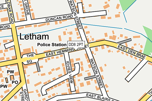 DD8 2PT map - OS OpenMap – Local (Ordnance Survey) DD8 2PT map - OS OpenMap – Local (Ordnance Survey)