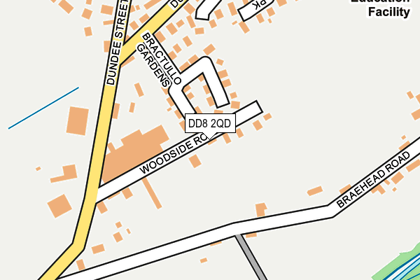DD8 2QD map - OS OpenMap – Local (Ordnance Survey) DD8 2QD map - OS OpenMap – Local (Ordnance Survey)