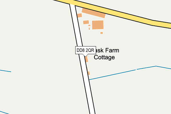 DD8 2QR map - OS OpenMap – Local (Ordnance Survey) DD8 2QR map - OS OpenMap – Local (Ordnance Survey)