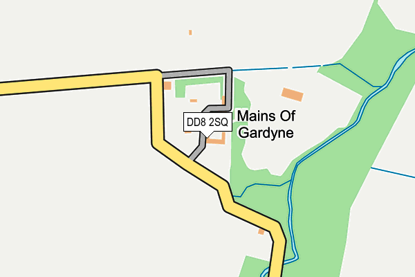DD8 2SQ map - OS OpenMap – Local (Ordnance Survey) DD8 2SQ map - OS OpenMap – Local (Ordnance Survey)