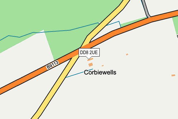 DD8 2UE map - OS OpenMap – Local (Ordnance Survey) DD8 2UE map - OS OpenMap – Local (Ordnance Survey)