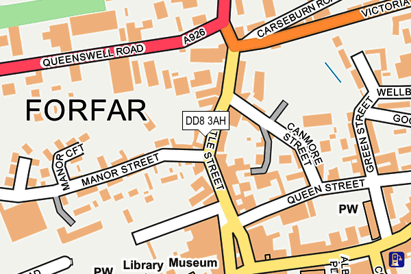 DD8 3AH map - OS OpenMap – Local (Ordnance Survey) DD8 3AH map - OS OpenMap – Local (Ordnance Survey)