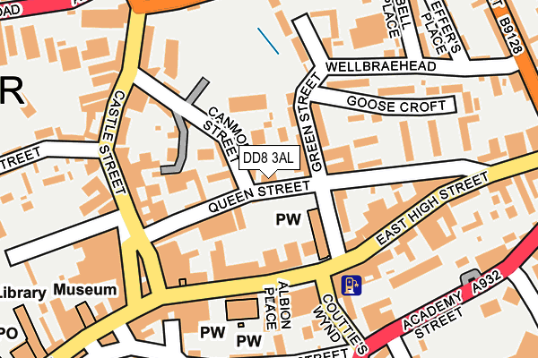 DD8 3AL map - OS OpenMap – Local (Ordnance Survey) DD8 3AL map - OS OpenMap – Local (Ordnance Survey)