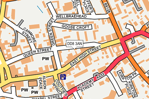 DD8 3AN map - OS OpenMap – Local (Ordnance Survey) DD8 3AN map - OS OpenMap – Local (Ordnance Survey)