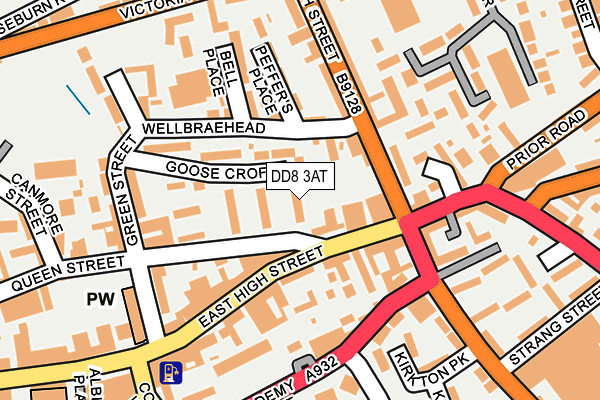 DD8 3AT map - OS OpenMap – Local (Ordnance Survey) DD8 3AT map - OS OpenMap – Local (Ordnance Survey)