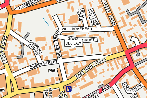 DD8 3AW map - OS OpenMap – Local (Ordnance Survey) DD8 3AW map - OS OpenMap – Local (Ordnance Survey)