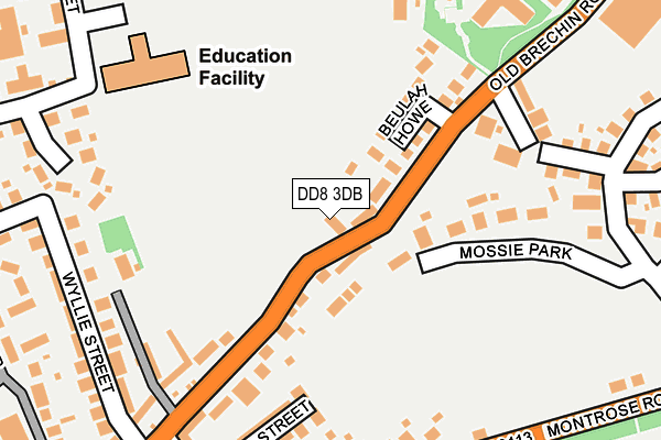 DD8 3DB map - OS OpenMap – Local (Ordnance Survey) DD8 3DB map - OS OpenMap – Local (Ordnance Survey)