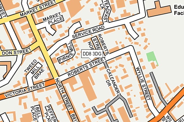 DD8 3DG map - OS OpenMap – Local (Ordnance Survey) DD8 3DG map - OS OpenMap – Local (Ordnance Survey)