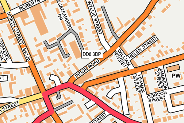 DD8 3DP map - OS OpenMap – Local (Ordnance Survey) DD8 3DP map - OS OpenMap – Local (Ordnance Survey)