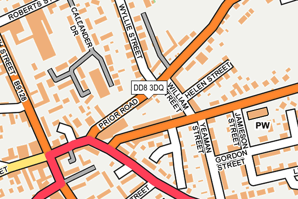 DD8 3DQ map - OS OpenMap – Local (Ordnance Survey) DD8 3DQ map - OS OpenMap – Local (Ordnance Survey)