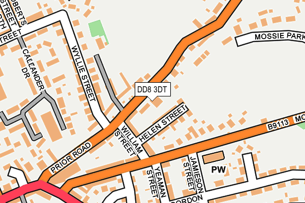 DD8 3DT map - OS OpenMap – Local (Ordnance Survey) DD8 3DT map - OS OpenMap – Local (Ordnance Survey)