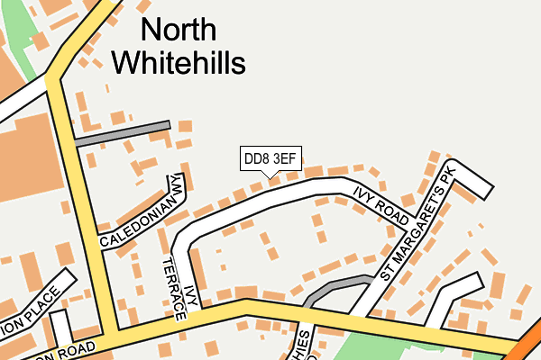 DD8 3EF map - OS OpenMap – Local (Ordnance Survey)