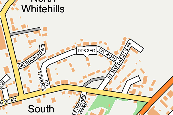 DD8 3EG map - OS OpenMap – Local (Ordnance Survey)