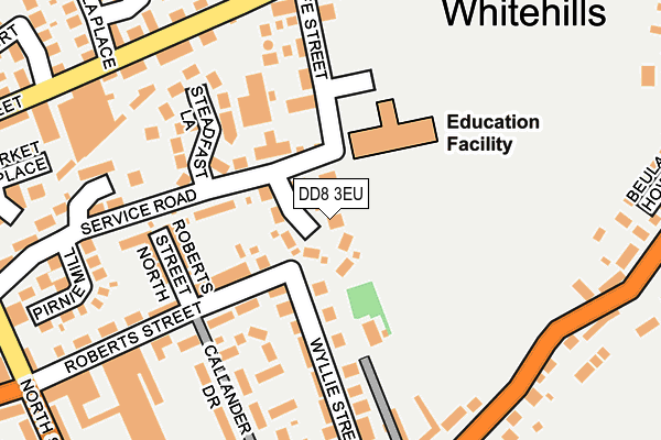 DD8 3EU map - OS OpenMap – Local (Ordnance Survey) DD8 3EU map - OS OpenMap – Local (Ordnance Survey)