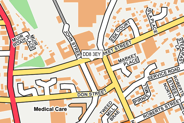 DD8 3EY map - OS OpenMap – Local (Ordnance Survey) DD8 3EY map - OS OpenMap – Local (Ordnance Survey)