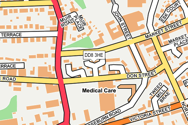 DD8 3HE map - OS OpenMap – Local (Ordnance Survey) DD8 3HE map - OS OpenMap – Local (Ordnance Survey)
