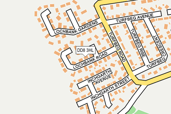DD8 3HL map - OS OpenMap – Local (Ordnance Survey) DD8 3HL map - OS OpenMap – Local (Ordnance Survey)
