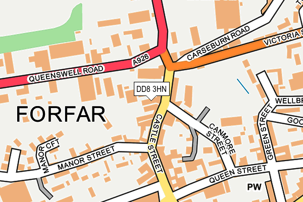DD8 3HN map - OS OpenMap – Local (Ordnance Survey) DD8 3HN map - OS OpenMap – Local (Ordnance Survey)
