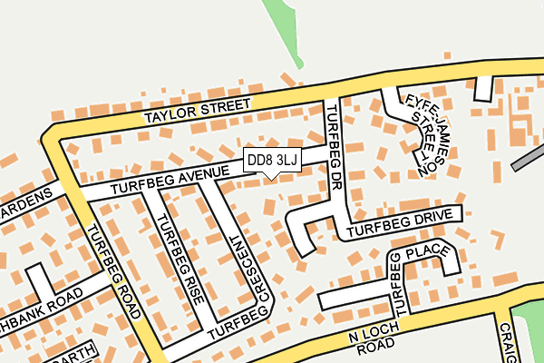 DD8 3LJ map - OS OpenMap – Local (Ordnance Survey) DD8 3LJ map - OS OpenMap – Local (Ordnance Survey)