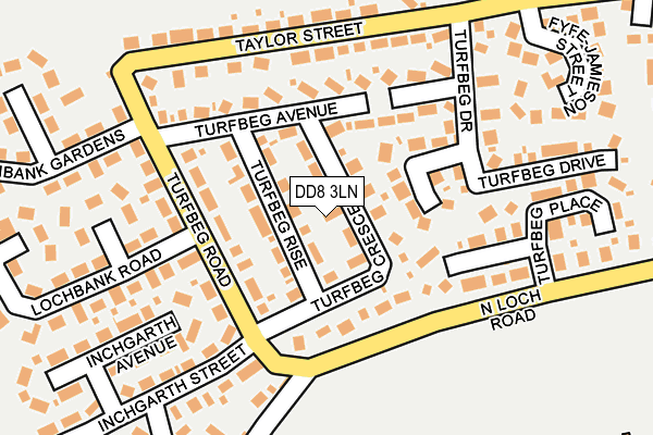 DD8 3LN map - OS OpenMap – Local (Ordnance Survey) DD8 3LN map - OS OpenMap – Local (Ordnance Survey)