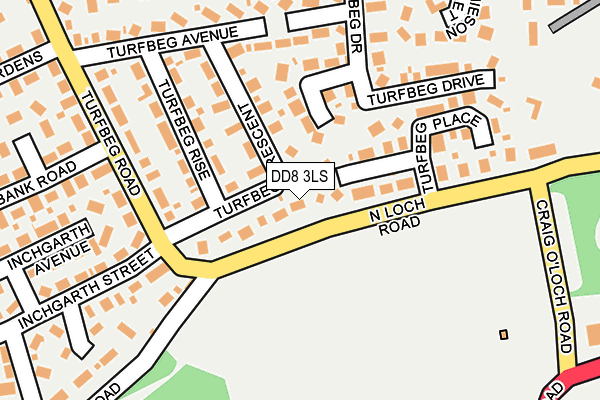 DD8 3LS map - OS OpenMap – Local (Ordnance Survey) DD8 3LS map - OS OpenMap – Local (Ordnance Survey)
