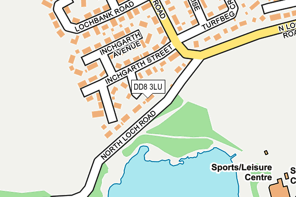 DD8 3LU map - OS OpenMap – Local (Ordnance Survey) DD8 3LU map - OS OpenMap – Local (Ordnance Survey)