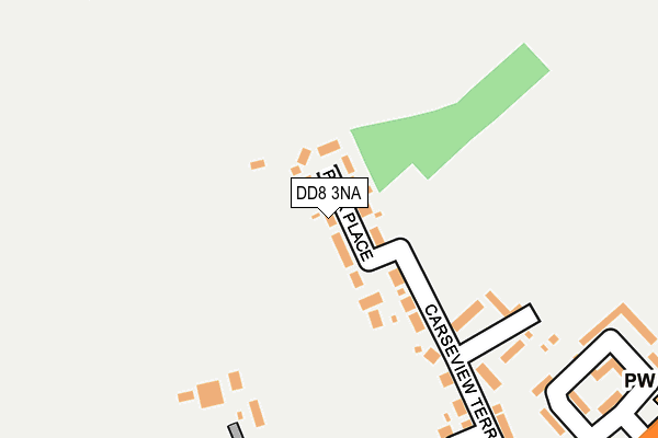 DD8 3NA map - OS OpenMap – Local (Ordnance Survey) DD8 3NA map - OS OpenMap – Local (Ordnance Survey)