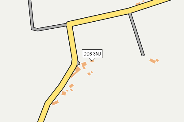 DD8 3NJ map - OS OpenMap – Local (Ordnance Survey) DD8 3NJ map - OS OpenMap – Local (Ordnance Survey)